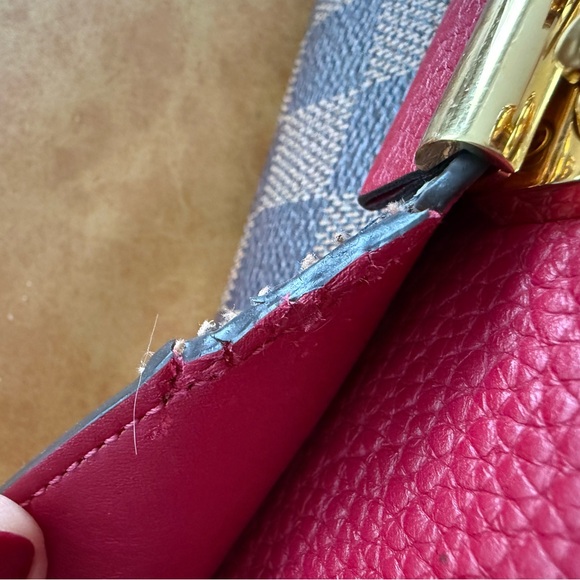 Louis Vuitton Portefeuille Croisette Damier Canvas/Leather Long Wallet - Picture 8 of 16